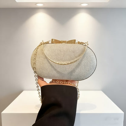 Women's Wallet – Oval Glitter Evening Clutch Sparkly – detail view 4