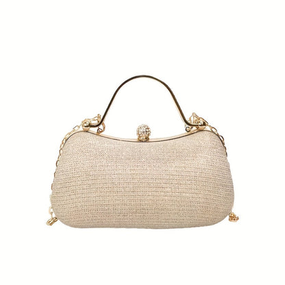 Women's Wallet – Polyester, Shining Beaded Dinner Clutch Elegant – detail view 11