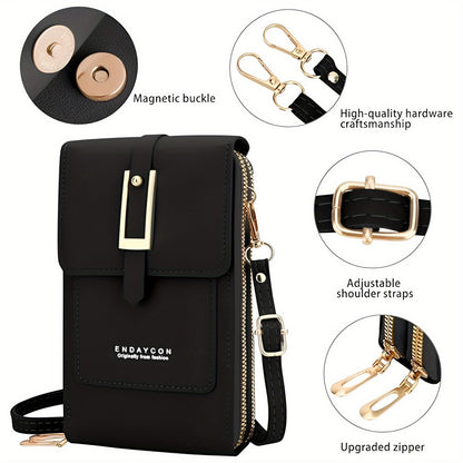Women's Wallet – PU Leather, Adjustable Strap, Mini – detail view 18