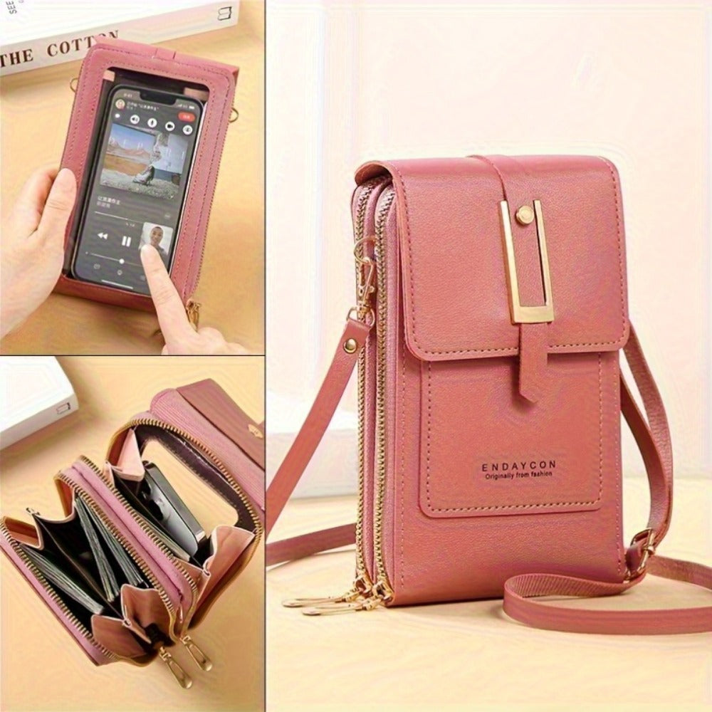 Women's Wallet – PU Leather, Adjustable Strap, Mini – detail view 5