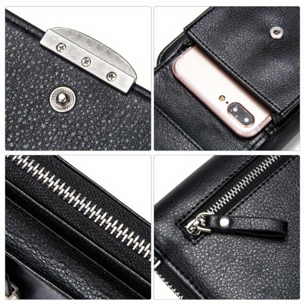 Women's Wallet – PU Leather, Adjustable Strap – detail view 5