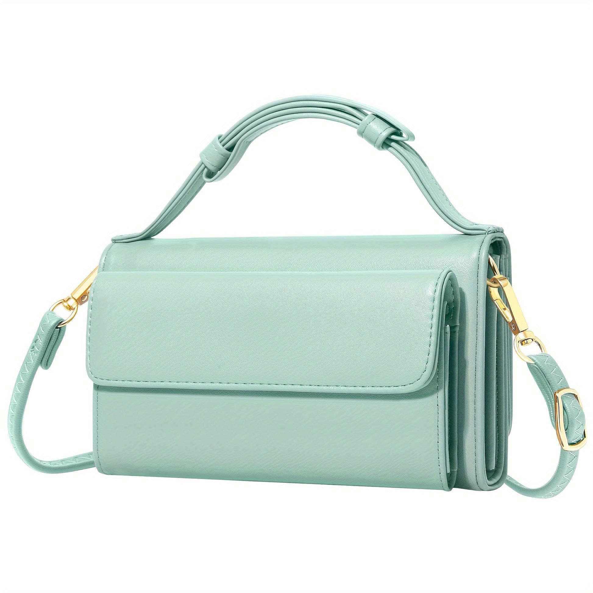 Women's Wallet – 13 Colors, PU Leather, Mini, Adjustable Strap – detail view 5