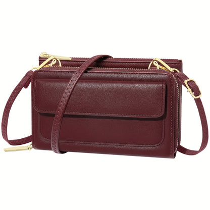 Women's Wallet – 13 Colors, PU Leather, Mini, Adjustable Strap – detail view 32