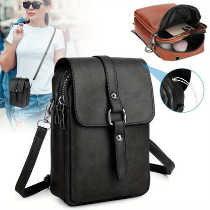 Women's Wallet – PU Leather, Mini, Adjustable Strap – detail view 10