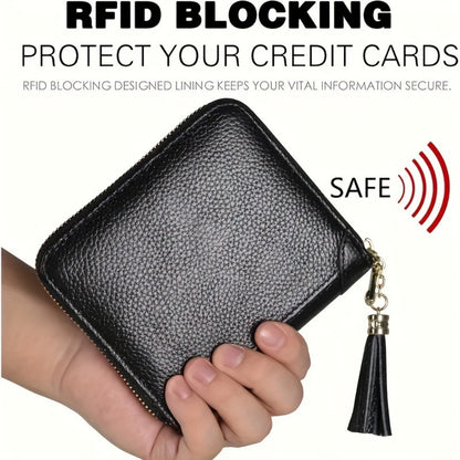 Women's Wallet – PU Leather, RFID Blocking, Compact – detail view 3