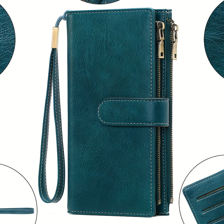 Women's Wallet – PU Leather, RFID Blocking – detail view 2