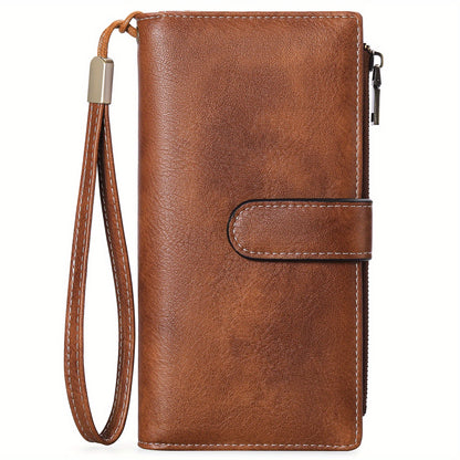 Women's Wallet – PU Leather, RFID Blocking – front view - product view 19
