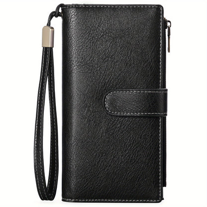 Women's Wallet – PU Leather, RFID Blocking – alternate view