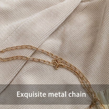 Women's Wallet – Retro Ethnic Evening Metal Chain – detail view 20