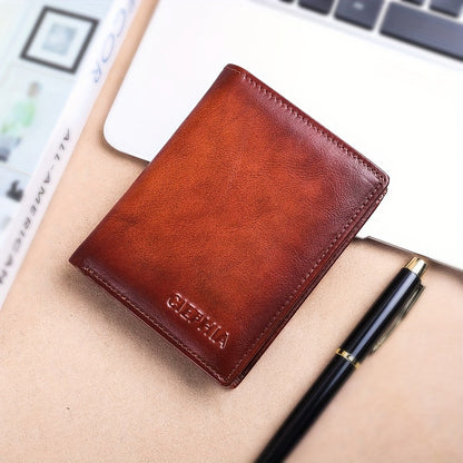 Women's Wallet – RFID Blocking, Card Slots Vintage Leather Rfid – detail view 9