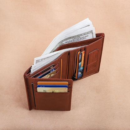 Women's Wallet – RFID Blocking, Card Slots Vintage Leather Rfid – detail view 13