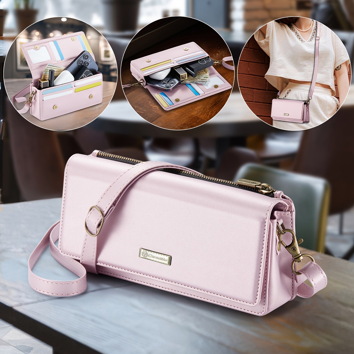 Women's Wallet – RFID Blocking, for Travel & Everyday Use – detail view 70