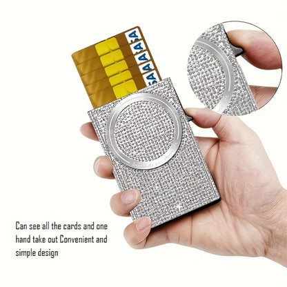 Women's Wallet – RFID Blocking, Rfid Blocking Diamond Pattern Magnetic – detail view 5