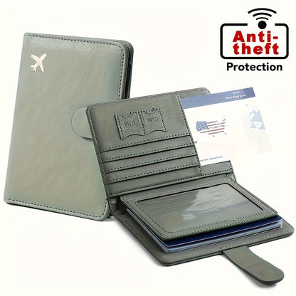 Women's Wallet – RFID Blocking, Anti-Theft, for Travel & Everyday Use – front view