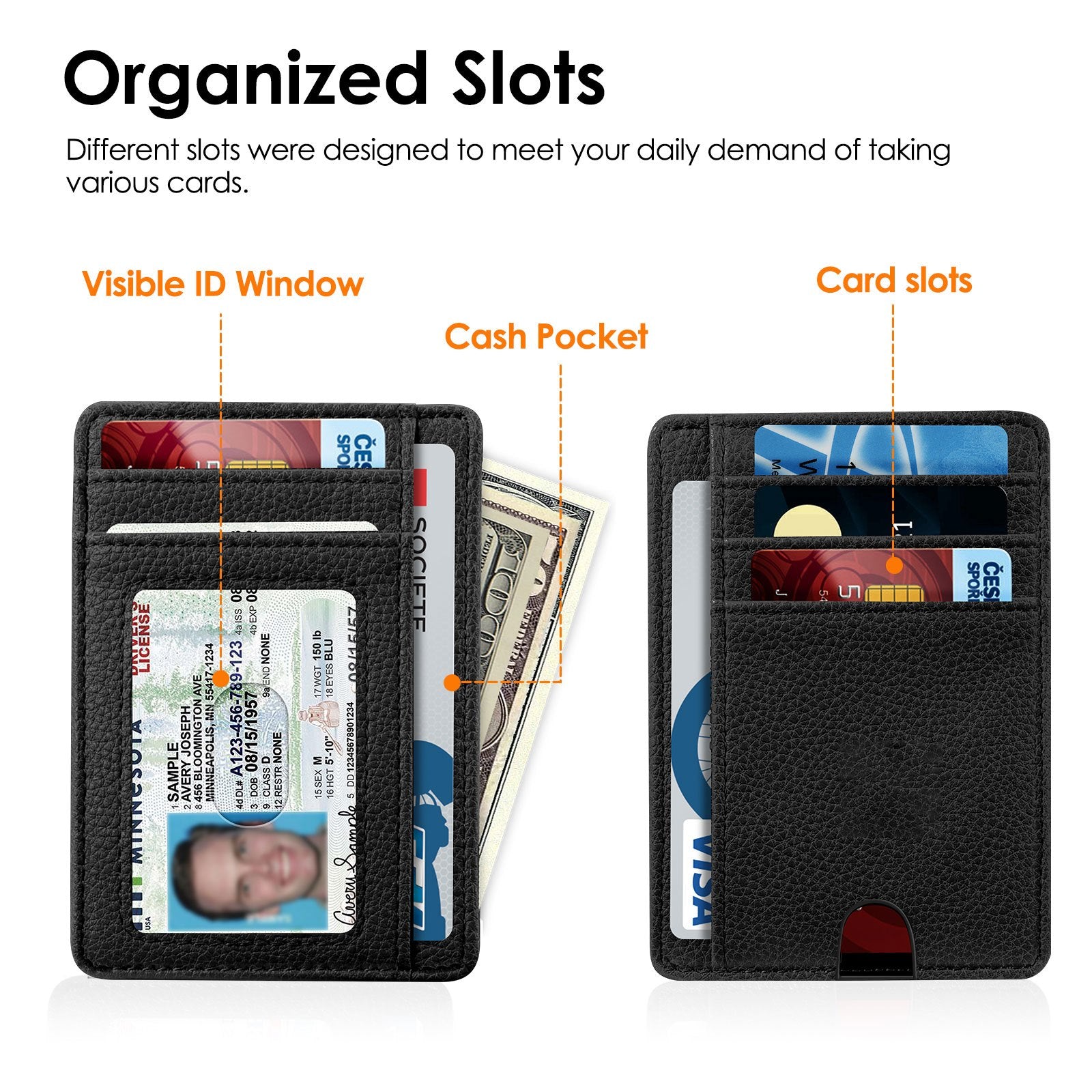 Women's Wallet – RFID Blocking, for Everyday Use – detail view 3
