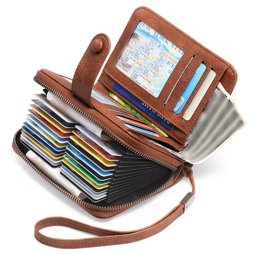 Women's Wallet – RFID Blocking, Large Capacity – front view
