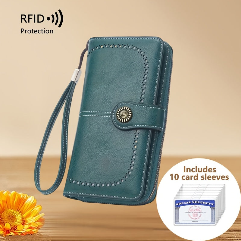 Women's Wallet – RFID Blocking, Large Capacity – alternate view