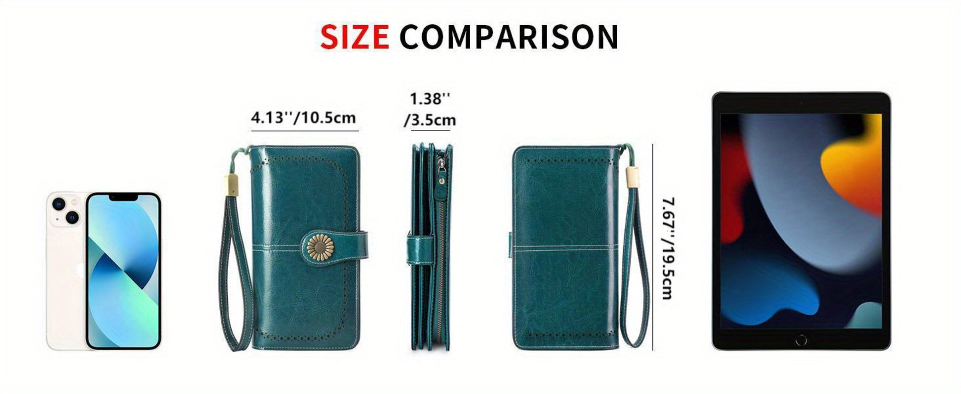 Women's Wallet – RFID Blocking, Large Capacity – detail view 16
