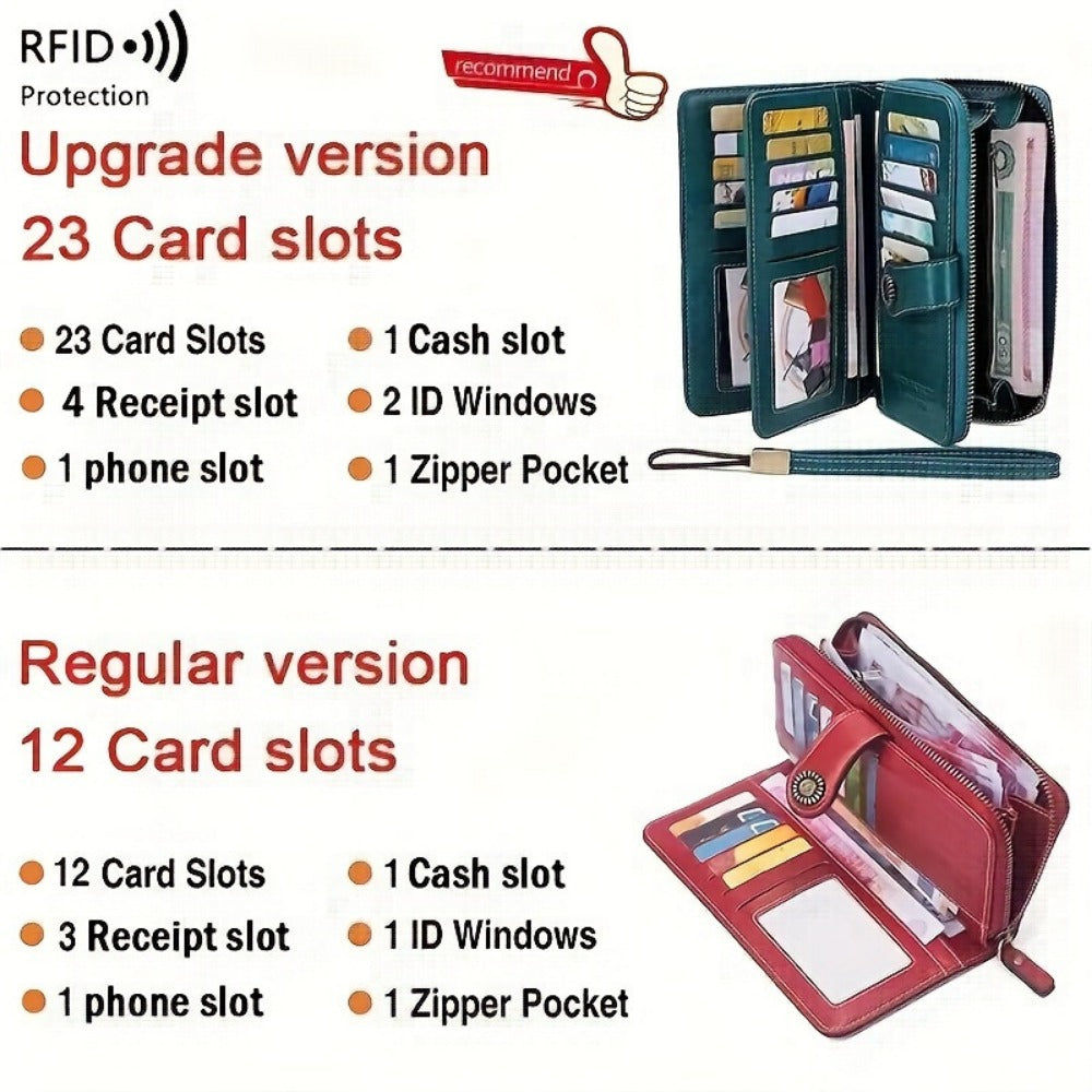 Women's Wallet – RFID Blocking, Large Capacity – detail view 15