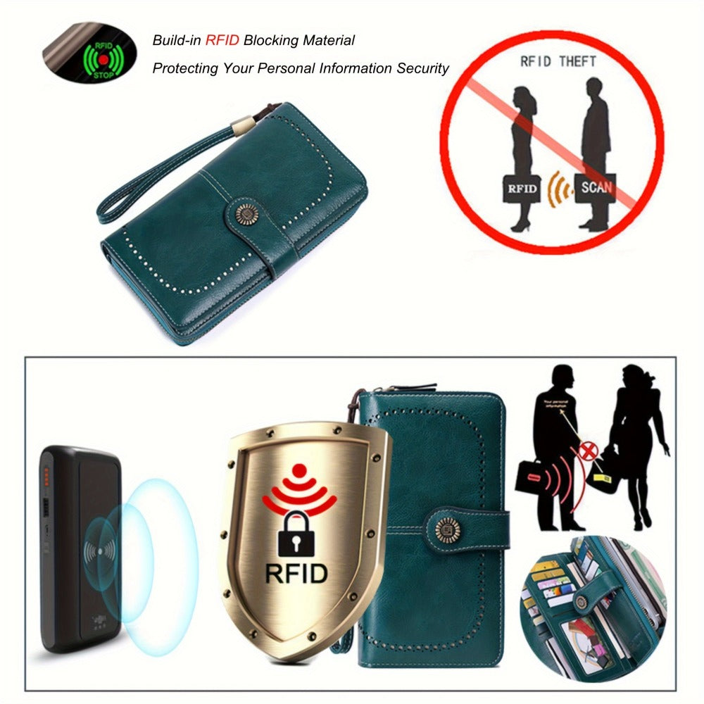 Women's Wallet – RFID Blocking, Large Capacity – detail view 19
