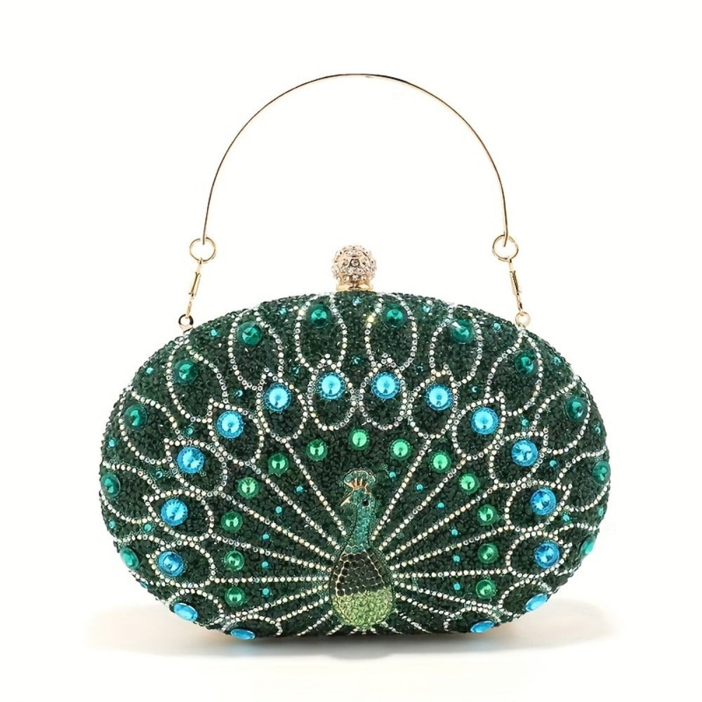Women's Wallet – Rhinestone Clutch Round Clasp Evening – detail view 9