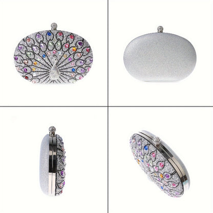 Women's Wallet – Rhinestone Clutch Round Clasp Evening – detail view 4