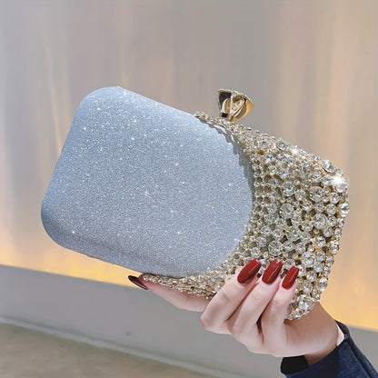 Women's Wallet – Rhinestone Sequin Evening Vintage Wedding – detail view 8