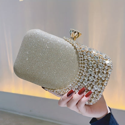 Women's Wallet – Rhinestone Sequin Evening Vintage Wedding – front view - product view 24