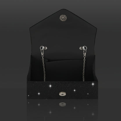 Women's Wallet – Sequin Clutch Rhinestone Jewelry Set – detail view 13