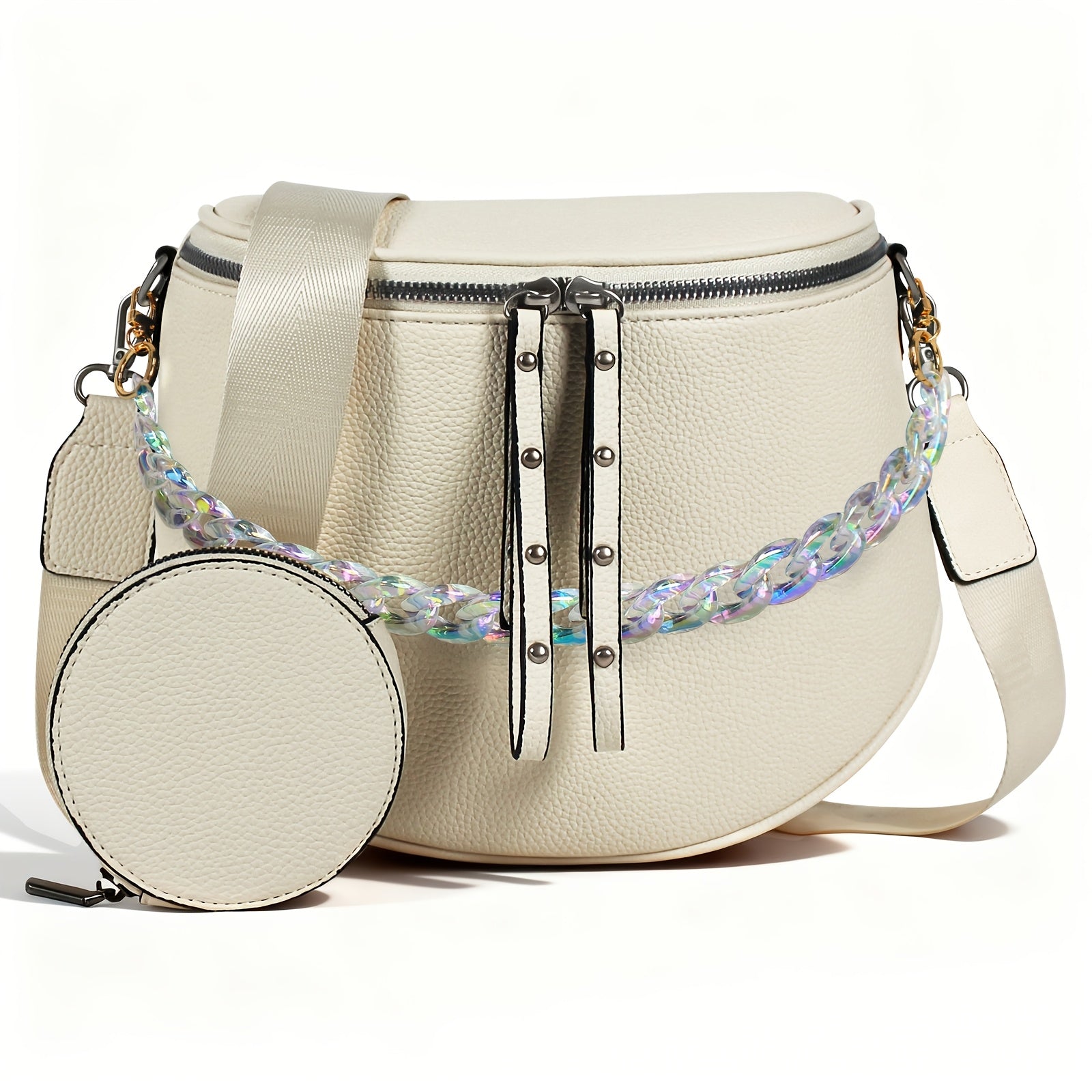 Women's Wallet – for Travel & Everyday Use, Chain Strap Set Adjustable Detachable – detail view 35