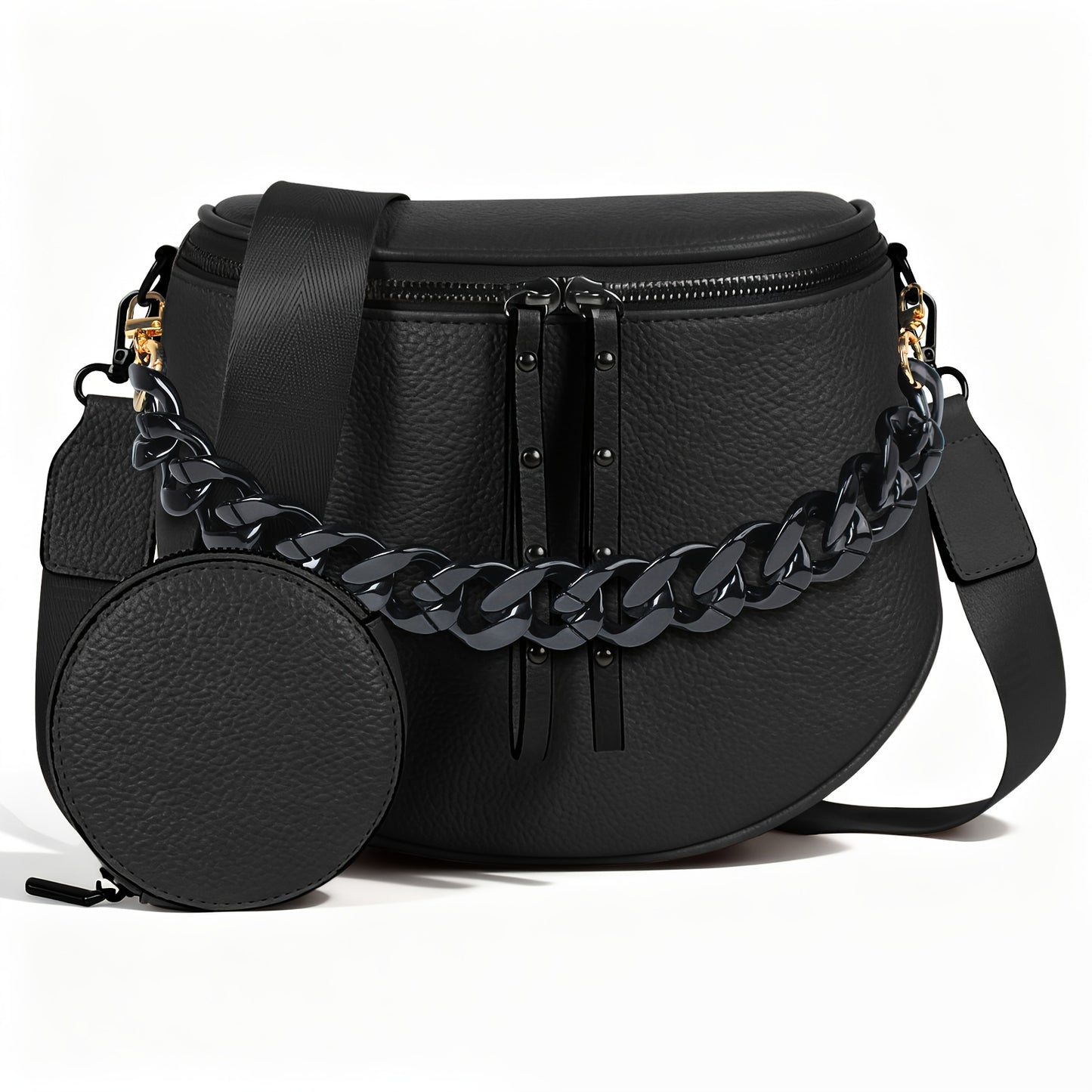 Women's Wallet – for Travel & Everyday Use, Chain Strap Set Adjustable Detachable – detail view 37