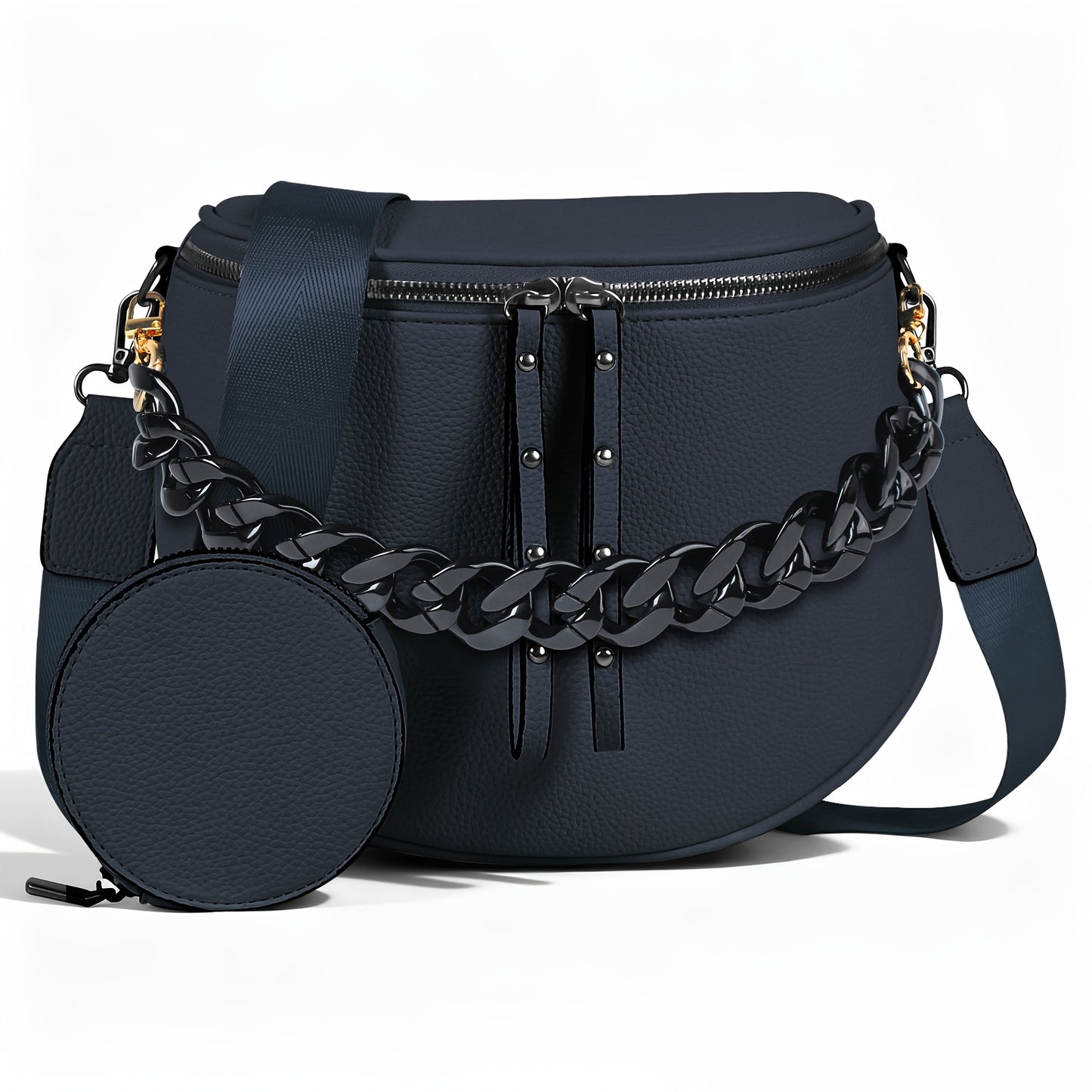 Women's Wallet – for Travel & Everyday Use, Chain Strap Set Adjustable Detachable – detail view 6
