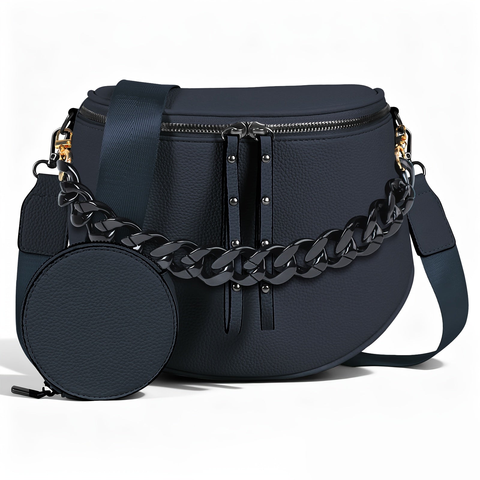 Women's Wallet – for Travel & Everyday Use, Chain Strap Set Adjustable Detachable – detail view 6