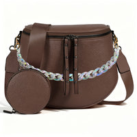 Brown + Rainbow Chain