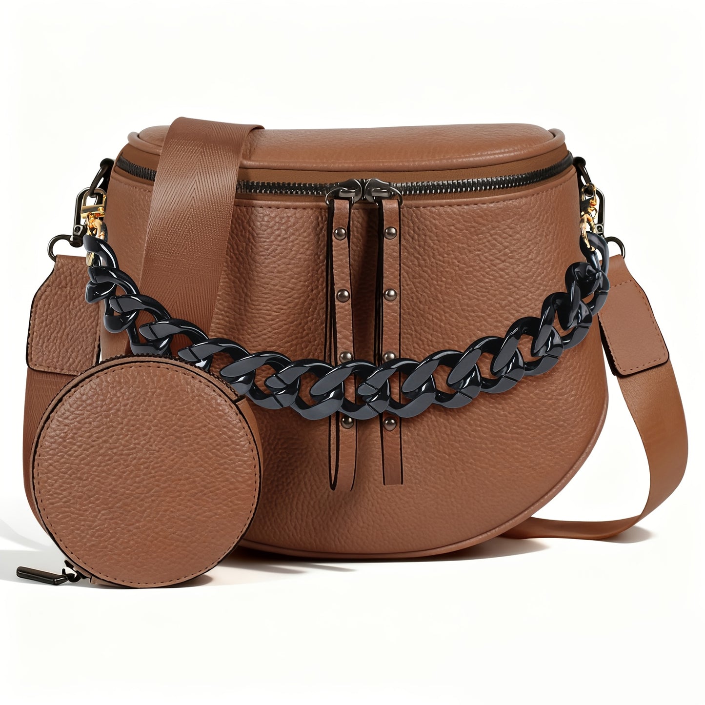Women's Wallet – for Travel & Everyday Use, Chain Strap Set Adjustable Detachable – detail view 8