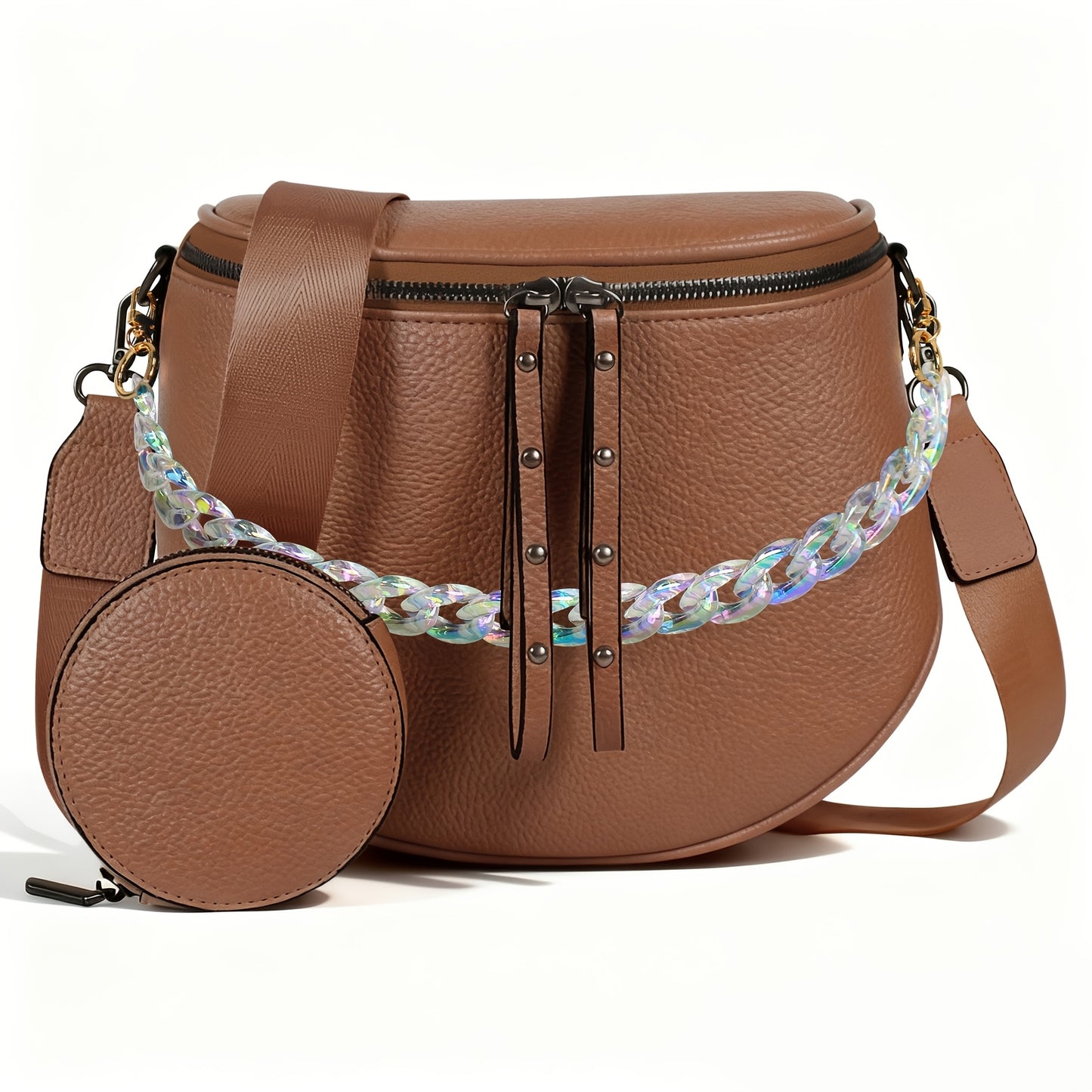 Women's Wallet – for Travel & Everyday Use, Chain Strap Set Adjustable Detachable – detail view 41