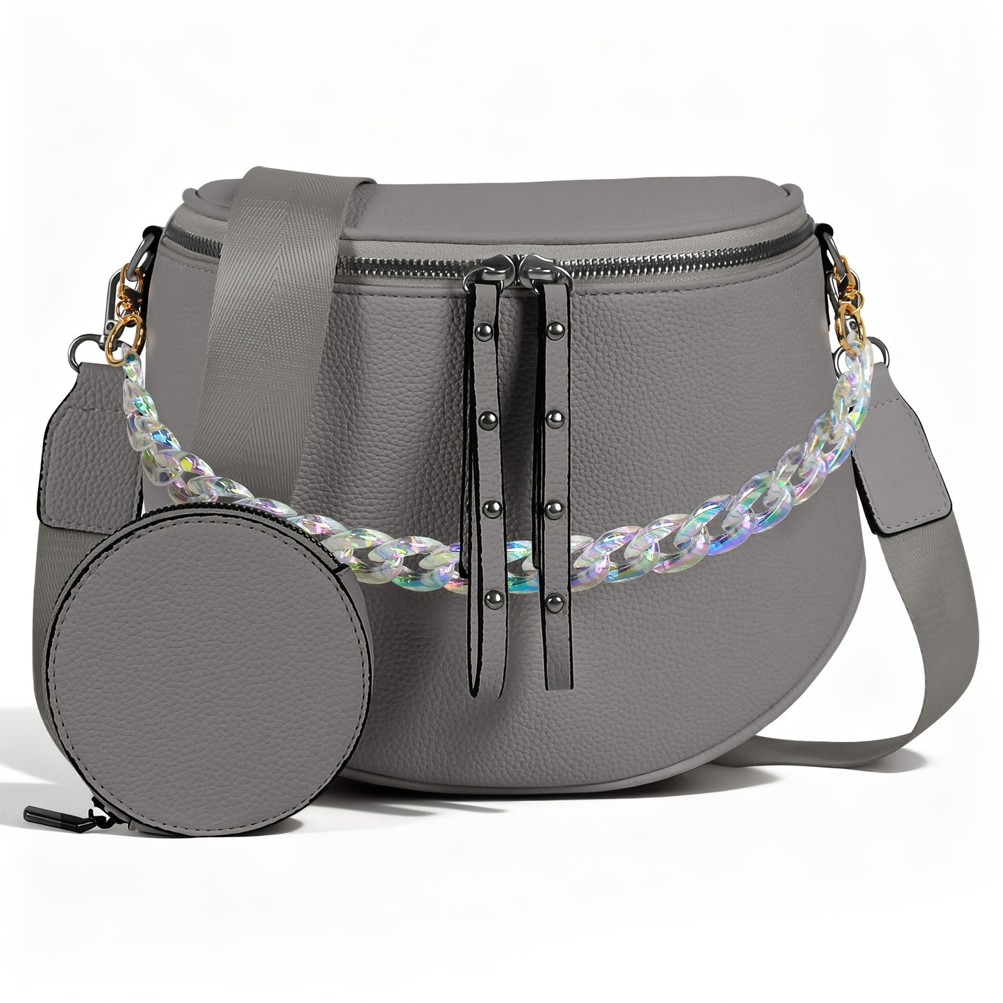Women's Wallet – for Travel & Everyday Use, Chain Strap Set Adjustable Detachable – detail view 9
