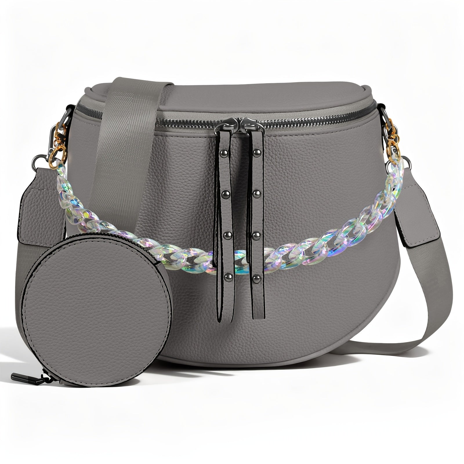 Women's Wallet – for Travel & Everyday Use, Chain Strap Set Adjustable Detachable – detail view 9