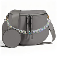 Gray + Rainbow Chain