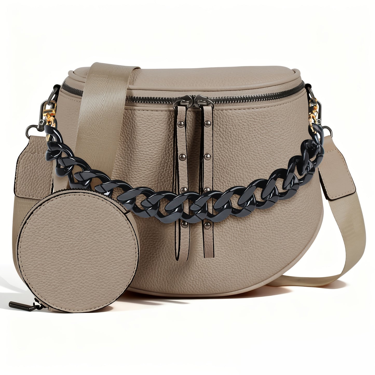 Women's Wallet – for Travel & Everyday Use, Chain Strap Set Adjustable Detachable – detail view 39