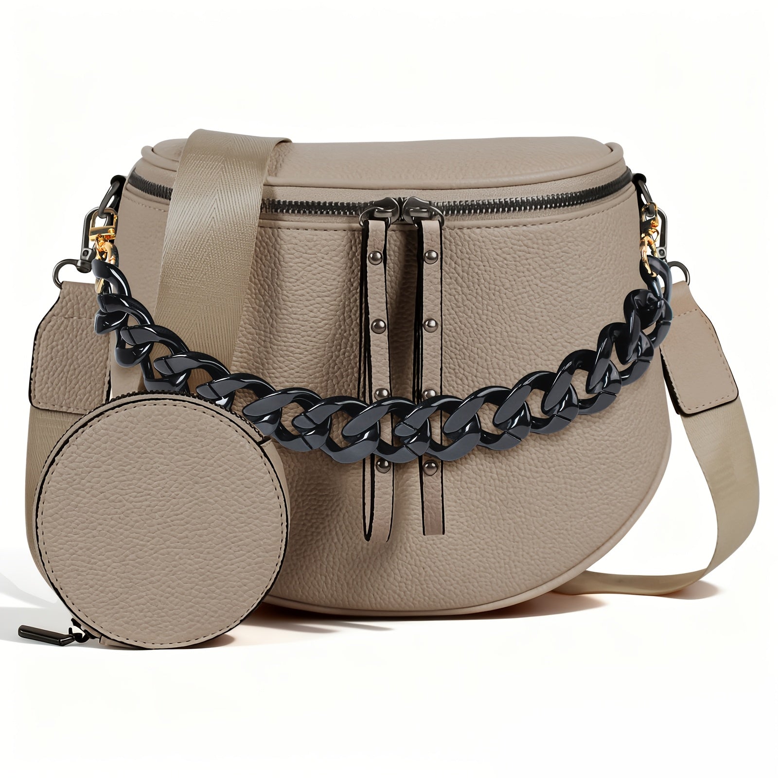 Women's Wallet – for Travel & Everyday Use, Chain Strap Set Adjustable Detachable – detail view 39