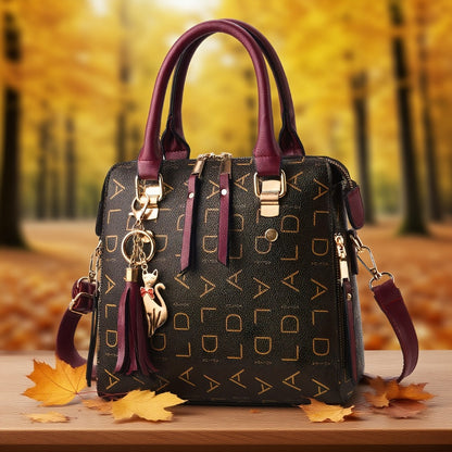 Women's Wallet – for Travel & Everyday Use, Monogram Zipper Detachable Strap Colorful – detail view 2