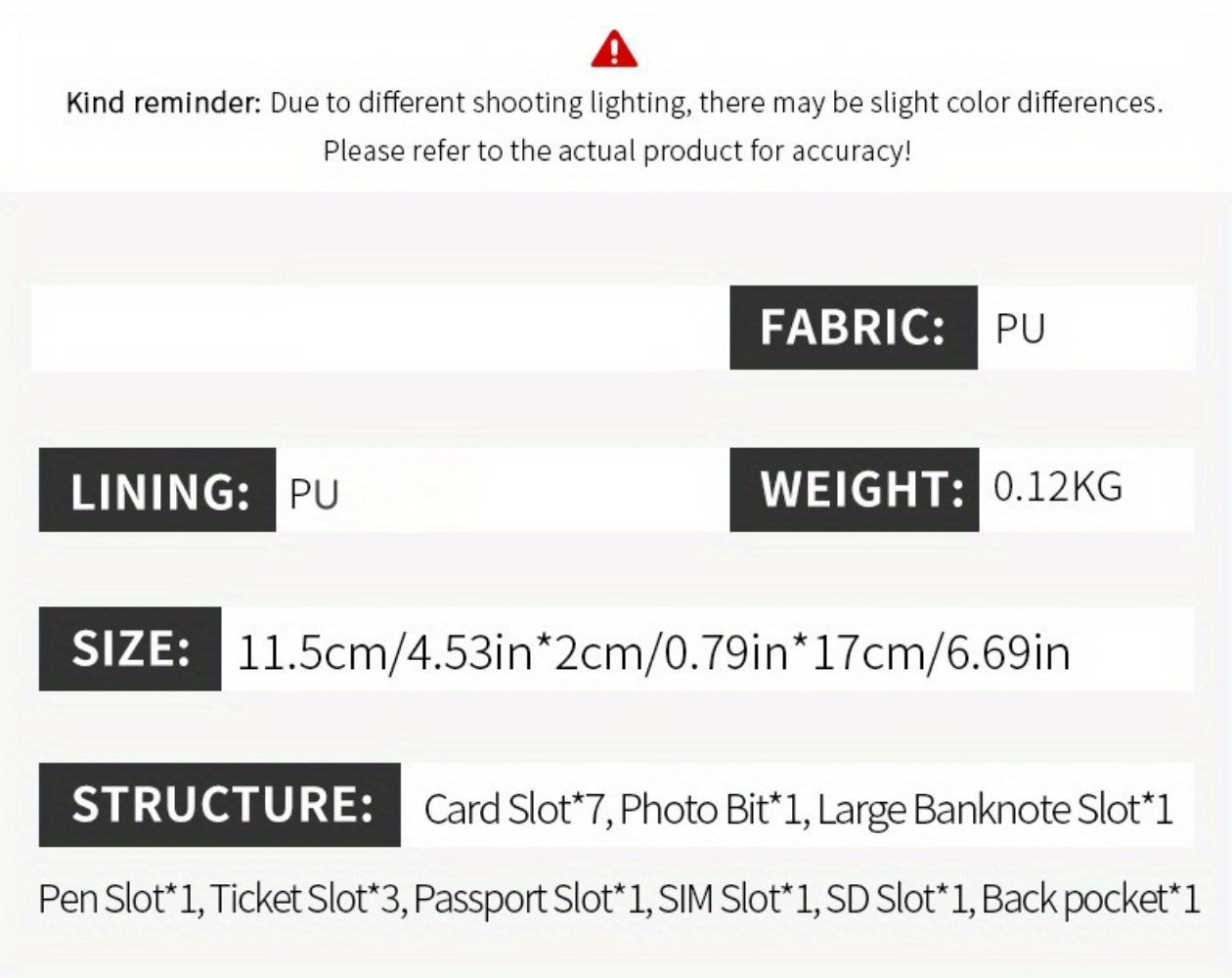 Women's Wallet – for Travel & Everyday Use, Rfid Bifold Zipper Passport Organizer – detail view 12