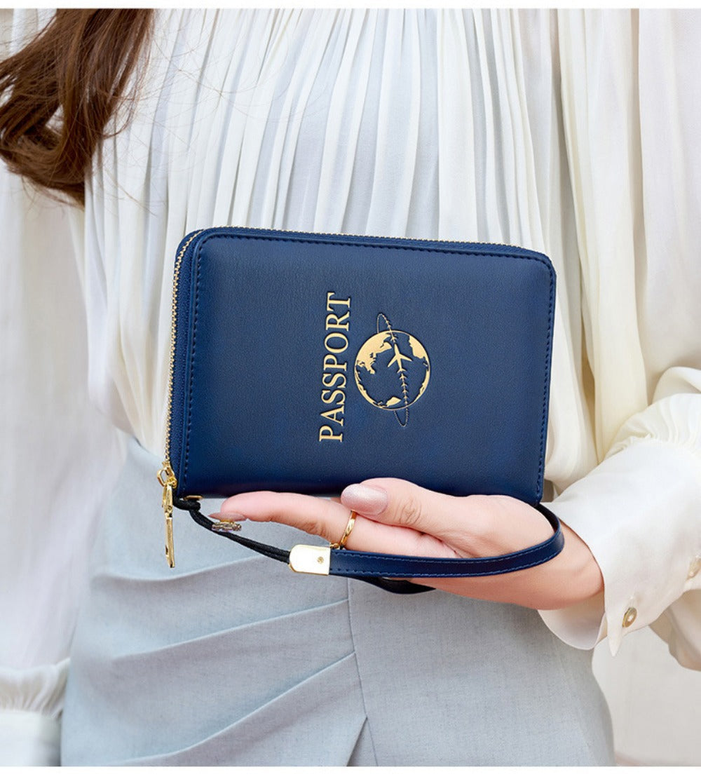 Women's Wallet – for Travel & Everyday Use, Rfid Bifold Zipper Passport Organizer – detail view 13