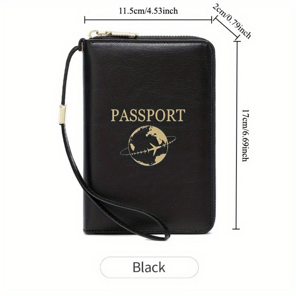 Women's Wallet – for Travel & Everyday Use, Rfid Bifold Zipper Passport Organizer – detail view 6