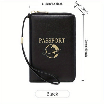 Women's Wallet – for Travel & Everyday Use, Rfid Bifold Zipper Passport Organizer – detail view 6