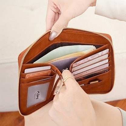 Women's Wallet – for Travel & Everyday Use, Rfid Bifold Zipper Passport Organizer – detail view 8