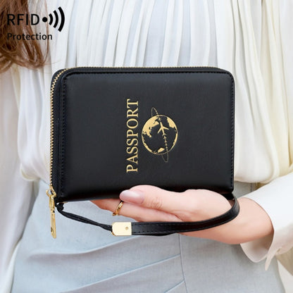 Women's Wallet – for Travel & Everyday Use, Rfid Bifold Zipper Passport Organizer – detail view 10