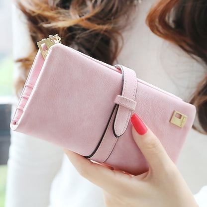 Women's Wallet – Vegan Leather, Vegan Leather Long Solid Color – detail view 4
