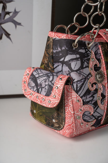 Women's Wallet – Western Camouflage Set Concho Buckle – detail view 17